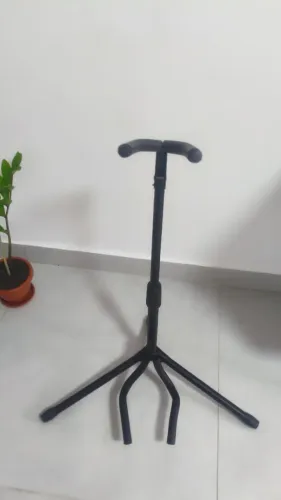 Suporte De Chão Dolphin Preto Dobrável Para Violão Guitarra Baixo