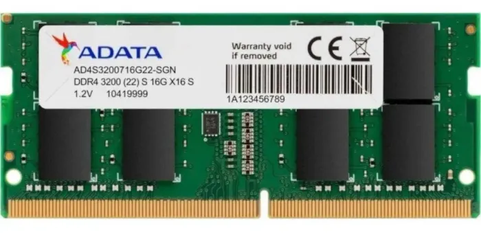 Memória 16gb Ddr4 3200mhz Adata P/ Notebook Pronta Entrega