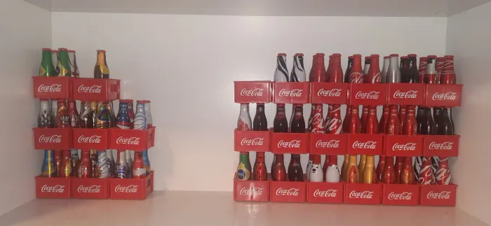 Lote mini garrafas Coca cola não perca