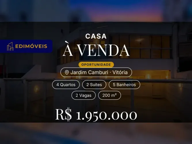 Casa Duplex 4 quartos em Jardim Camburi, venha conhecer seu novo lar