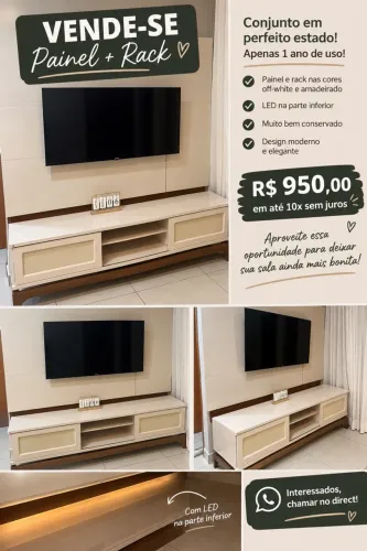 Painel mais rack