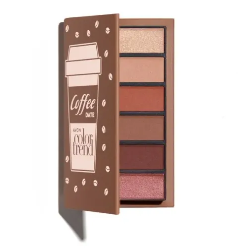 Paleta de sombras neutras avon coffe 