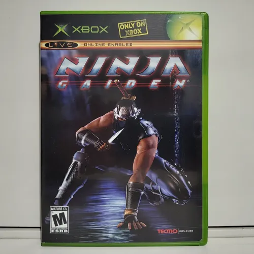 Jogo Ninja Gaiden Xbox Clássico Original Americano Completo Mídia Física Seminovo CIB 