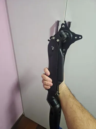 Suporte articulado de mesa ELG F80N com ajuste de altura e pistão a gás
