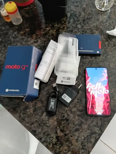 Moto g 15 256g 8 rar na garantia até agosto 2026