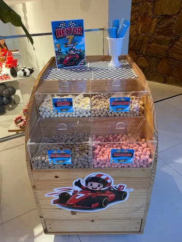 Carrinho para expor produtos
