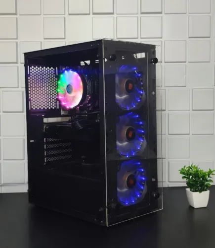 PC Gamer Intel Core i7 3770, RX 580 8 GB, 16 GB Ram, SSD 500 GB
