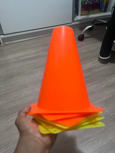 3 pares de cones de fundamentos esportivos artengo