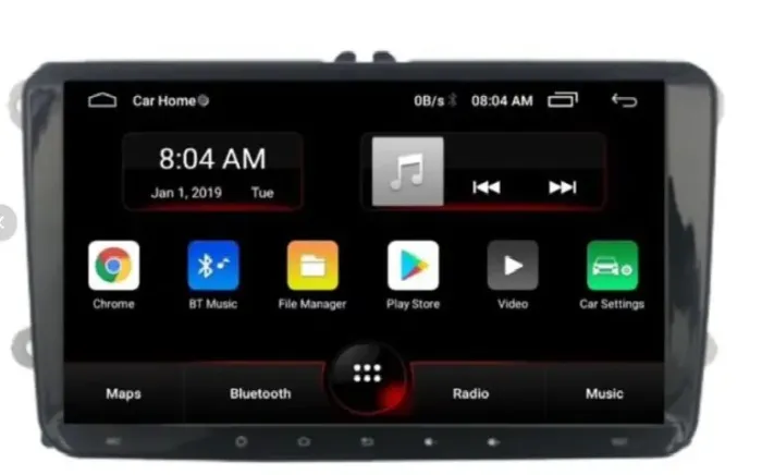 Central Multimídia Jetta Fusca Amarok Passat Fox Gol Saveiro G7  Nova na cx Aikon Twincan
