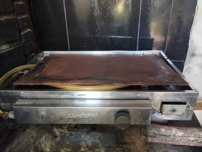 Chapa de lanche ferro profissional 60x40