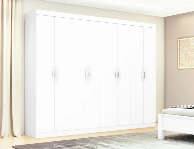 Guarda Roupa 100% MDF Serenata 236cm (Novo Direto da Fábrica)