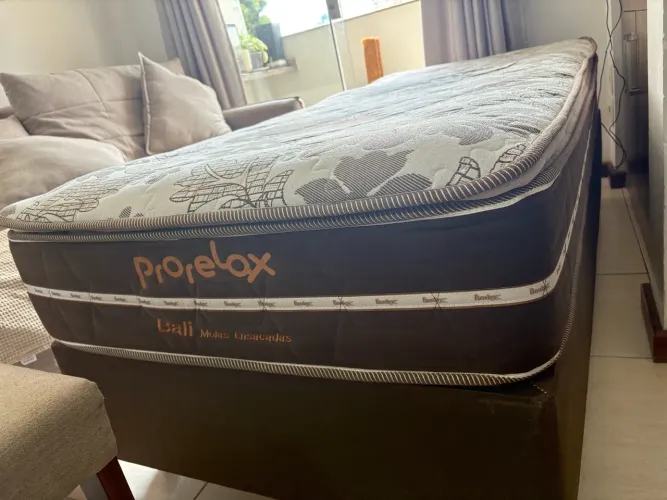 CAMA BOX SOLTEIRO BALI PRORELAX (Molas ensacadas + espuma D-33)