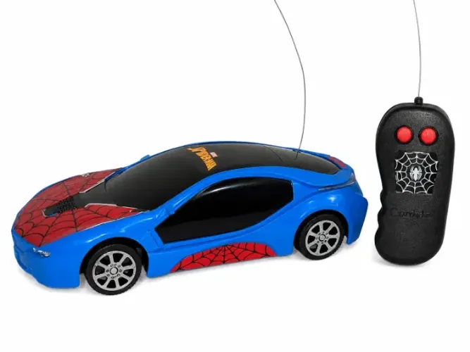 Carrinho de controle remoto homem-aranha