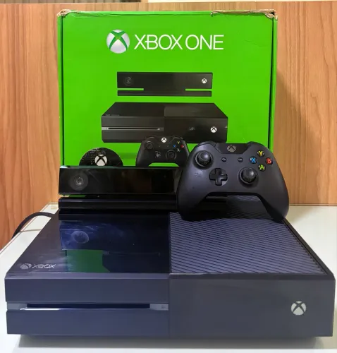 Xbox One Completo (Com Caixa + Kinect + Comando)