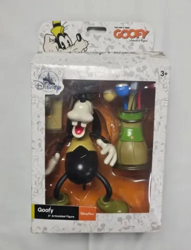 Boneco Pateta Goofy Disney Parks Timeless - 16 cm Articulado e com Acessórios