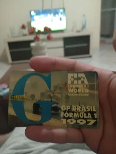 Ingresso original GP do Brasil Formula 1 1997