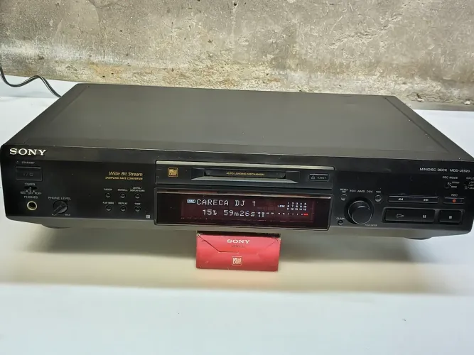 MDS je520 mini disc deck sony