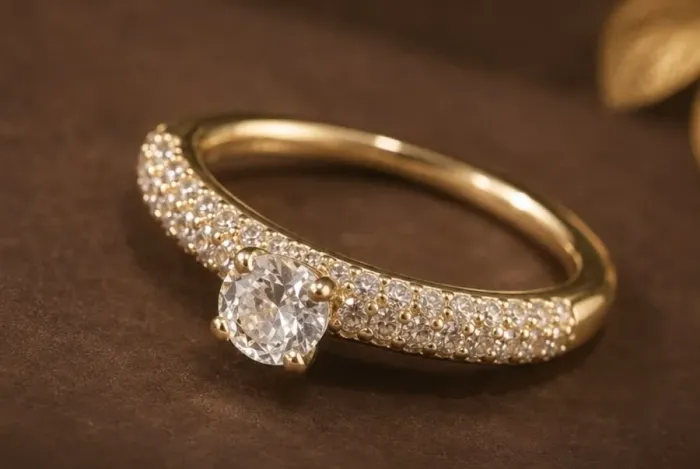 Solitário em Ouro 18k 750