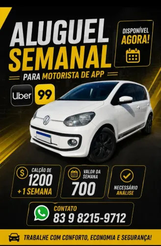 ALUGUEL DE CARRO PARA UBER E 99 | DISPONÍVEL IMEDIATAMENTE