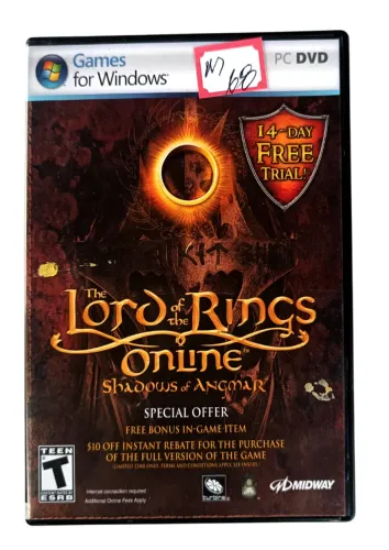 cd de jogo lord of the rings shadows of angmar m68