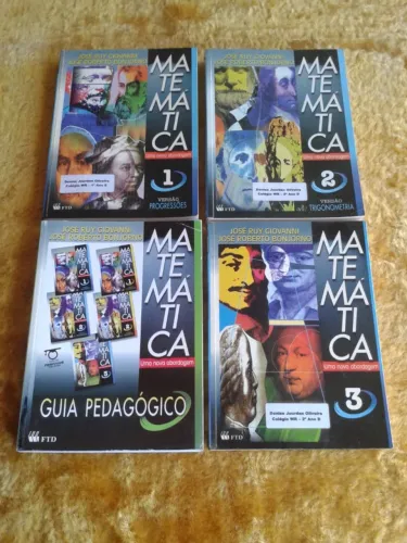 COLEÇÃO MATEMÁTICA UMA NOVA ABORDAGEM ( BONJORNO ) + 100% DAS RESOLUÇÕES