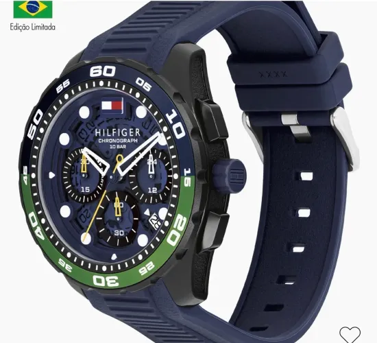 Relógio Tommy Hilfiger TH Regatta Masculino Em Borracha Azul 1792248