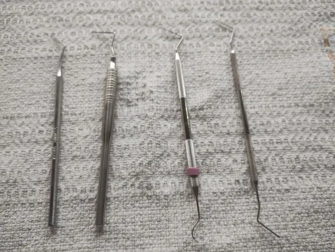 Kit 4 intrumentais sondas milimetradas
