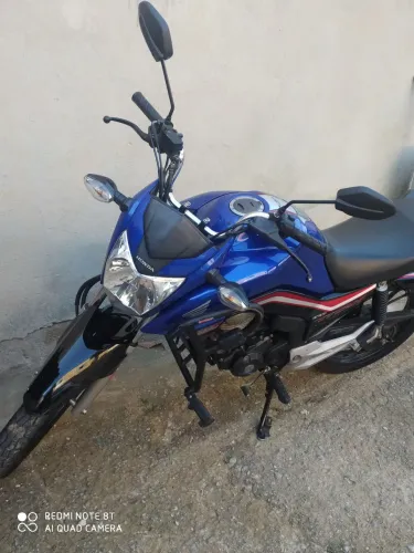 Moto Titan Honda 160 ano 2021 azul