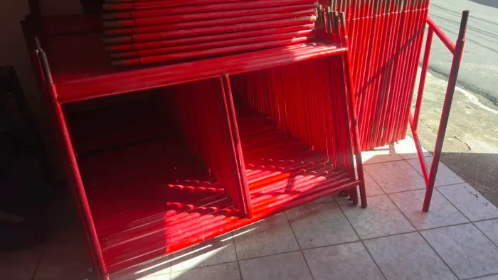 andaime galvanizado e pintado 