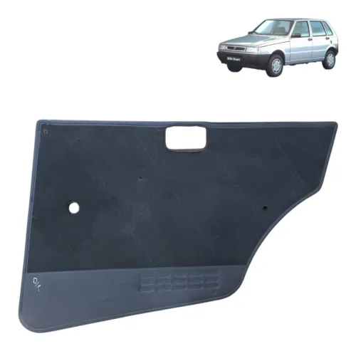 Forro Porta Traseira Direito Uno 1991 1999 Cinza