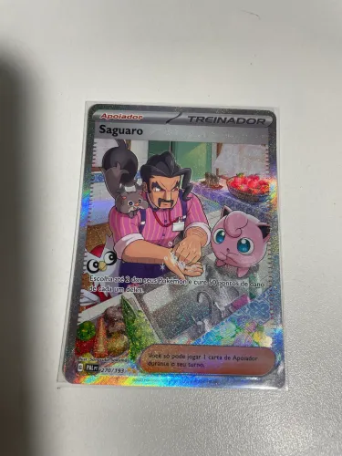 Carta Pokémon , Saguaro ilustração rara (perfeito estado)