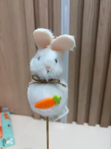 Pick Palito Coelho Pelucia Páscoa 30cm