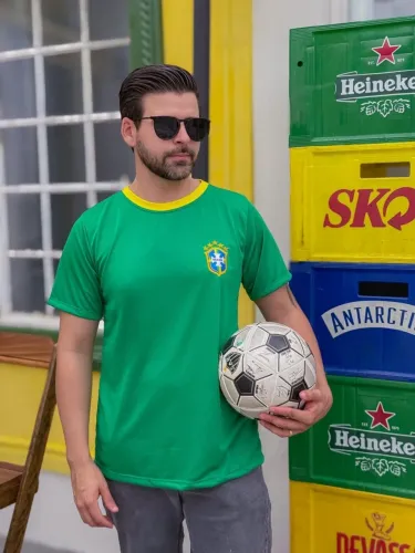 Camisa Seleção Brasil Dri-fit Unissex Copa