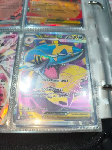 Carta Pokémon Mega Sharpedo Ex 113/094 Ultra Rara Original