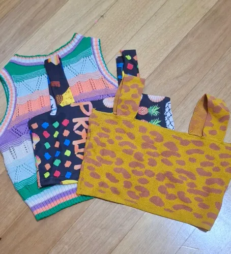 Kit com 3 croppeds - Tam M