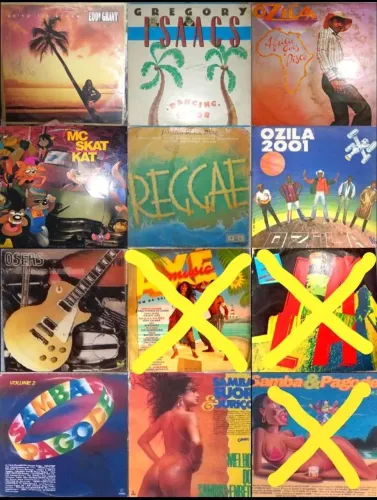 9 LPs Reggae. Pop e Samba