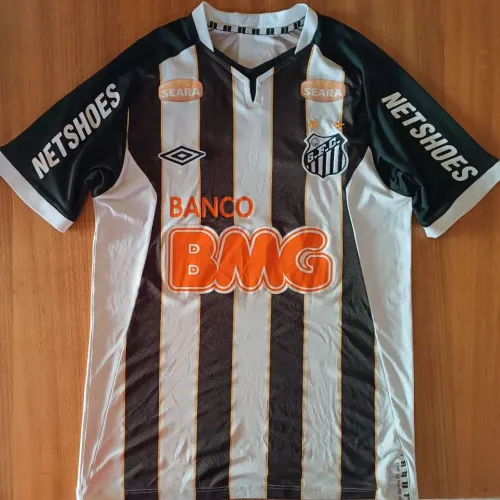 camisa original 2011 santos fc listrada umbro tamanho p