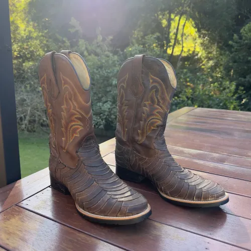 Bota Texana Silverado Escamada (Usada 1 vez) - Tam 42/43