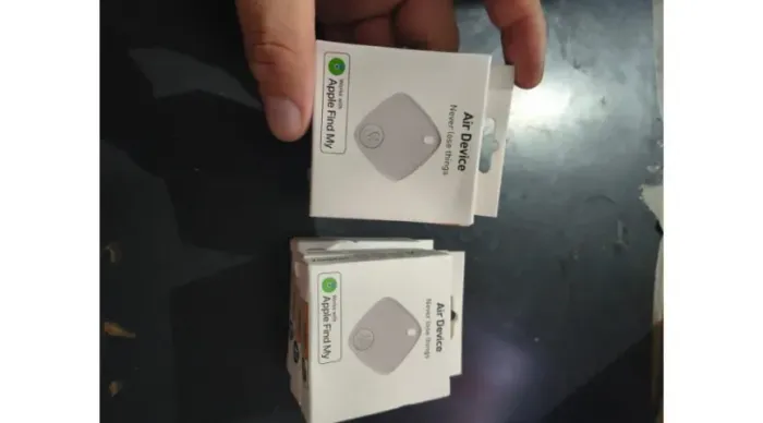 Rastreador Smart Tag Localizador GPS Compatível Apple Buscar - Chaveiro Anti-Perda