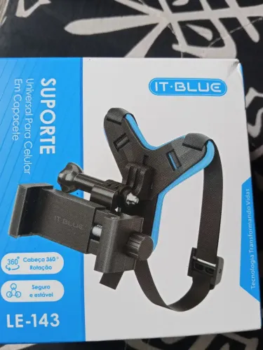 Suporte para celular capacete moto