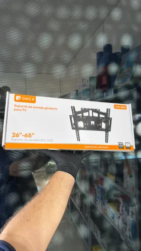 Suporte TV Articulado Reforçado 26" a 65" - Giratório e Inclinável (Novo)
