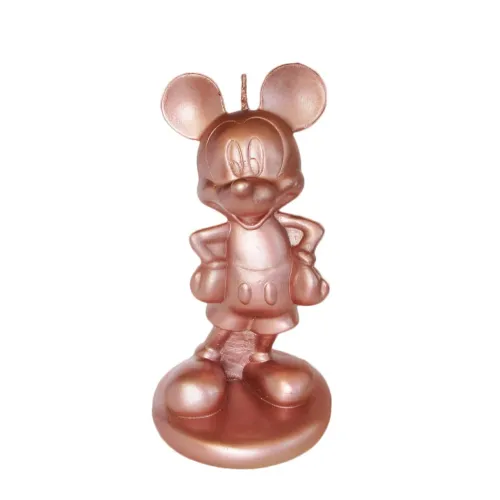 Vela Decorativa - Mickey Gigante 3D - Rosa - 14cm - 1 unidade - Silver Festas