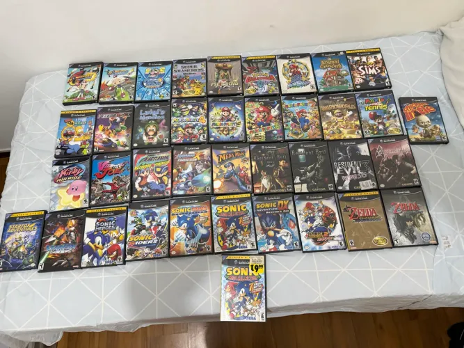 Coleção de Gamecube - Jogos Bem conservados e completos