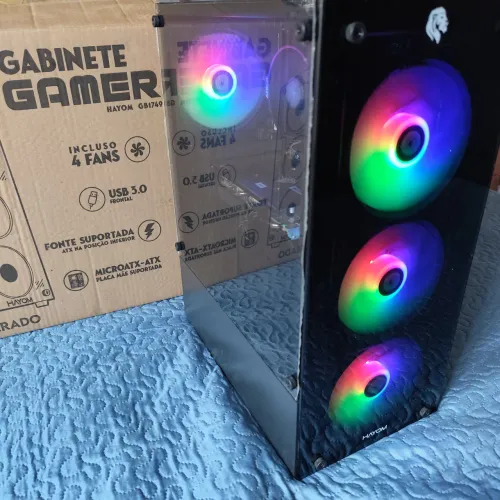 PC Gamer Ryzen 5 6/12-core. Placa de vídeo 8GB. 16GB RAM