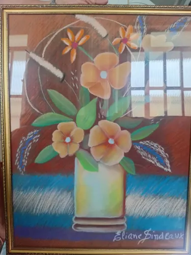 Vende-se quadro pintado a mao de giz pastel seco!