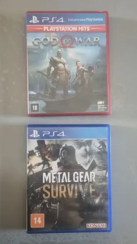 Jogos PS4/PS5 GOD OF WAR/METAL GEAR SURVIVE