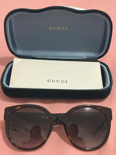 Óculos Gucci Original Glitter Azul - Usado