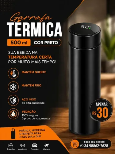 Garrafa térmica 500 ml