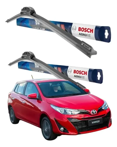 Par De Palhetas Limpador De Parabrisa Bosch Toyota Yaris