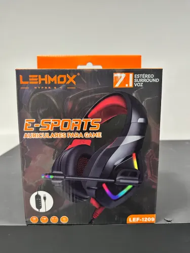 Headset gamer USB 7.1 led rgb Lehmox